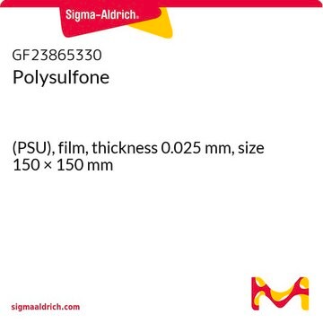 聚砜 (PSU), film, thickness 0.025&#160;mm, size 150 × 150&#160;mm