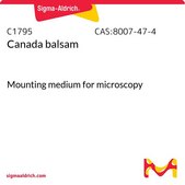 Canada balsam Mounting medium for microscopy