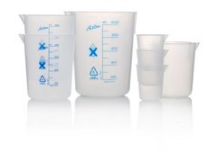 Azlon Tapered Beakers with Printed Graduations polypropylene, capacity 50 mL