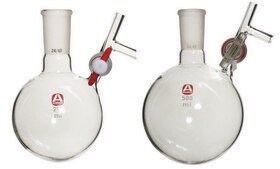 Aldrich&#174; round-bottom storage flask with stopcock-equipped septum-inlet with 2 mm PTFE stopcock, capacity 250&#160;mL, joint: ST/NS 14/20