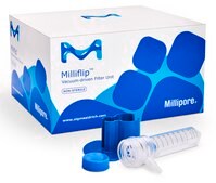 Milliflip&#174;-HV Non-sterile Vacuum-driven PVDF Filter Unit Nonsterile, 50 mL process volume, 0.45 &#181;m pore size, PVDF membrane