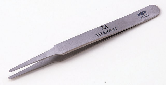 Titanium tweezers Style 2A