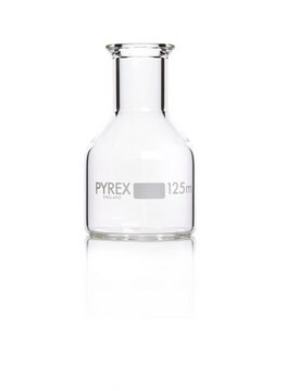 PYREX&#174; Cylindrical Culture Flask capacity 125&#160;mL, without cap, pkg of 10&#160;ea