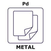钯 foil, not light tested, 25x25mm, thickness 0.006mm, 99.95%