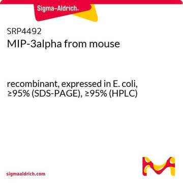 MIP-3alpha from mouse recombinant, expressed in E. coli, &#8805;95% (SDS-PAGE), &#8805;95% (HPLC)