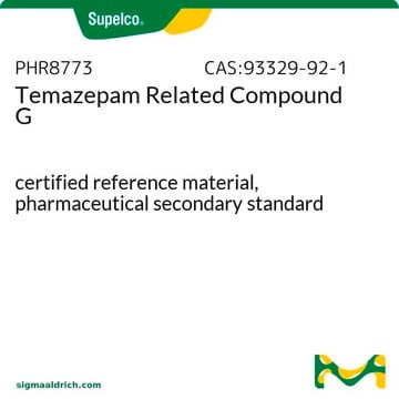Temazepam Related Compound G certified reference material, pharmaceutical secondary standard