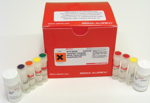 TransPlex&#174; Complete Whole Transcriptom Amplification Kit DNA polymerase included, Complete Kit with optimized enzyme to amplify total RNA in &lt;4 hours, no 3&#8242; bias