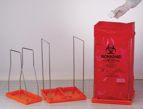 Biohazard disposal stand Floor stand
