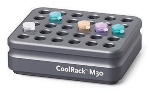 Corning&#174; CoolRack&#174; M30, capacity 30 x 1.5 or 2 mL microfuge tubes, gray