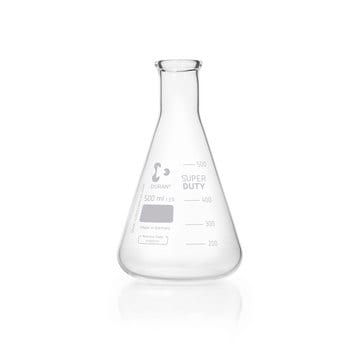 DURAN&#174; Super duty Erlenmeyer narrow-neck flasks flask capacity (500&#160;mL)