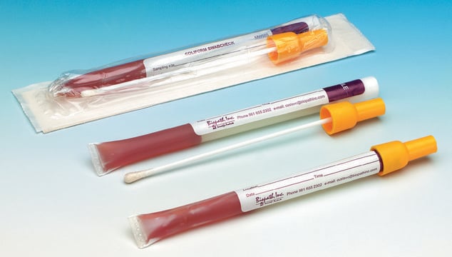 Swabs and SwabChecks Coliform SwabCheck