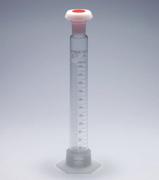 Pyrex&#174; Mixing cylinder, class B, detachable foot, 50&#160;mL