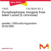 Pyrophosphatase, Inorganic from baker’s yeast (S. cerevisiae) powder, ≥500 units/mg protein (E1%/280)