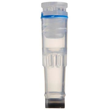 Nunc&#174; Coded Cryobank Vials in black low rack polypropylene, capacity 0.5&#160;mL, self-standing natural, sterile, blue cap, case of 960&#160;ea