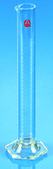 Aldrich® Essentials graduated cylinder, class A, meets DIN ISO 4788 capacity 250 mL, subdivision, 2.0 mL, tol. 1.0 mL, Graduated "To Contain", plastic bumper, hex base