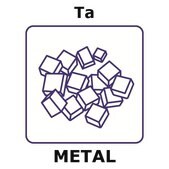 Tantalum pellets, 100g, max. size 10mm, 99.9%
