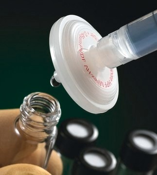 Millex&#174; PVDF syringe filter pore size 0.45&#160;&#956;m, diam. 25&#160;mm, non-sterile, hydrophilic