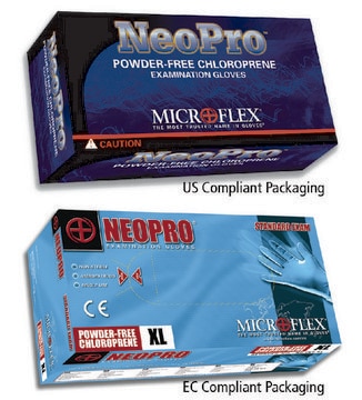 Microflex&#174; NeoPro&#174; powder-free chloroprene gloves size 8&#8209;8.5 L