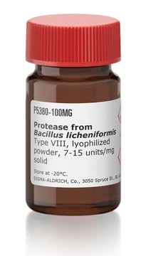 Protease from Bacillus licheniformis Type VIII, lyophilized powder, 7-15&#160;units/mg solid