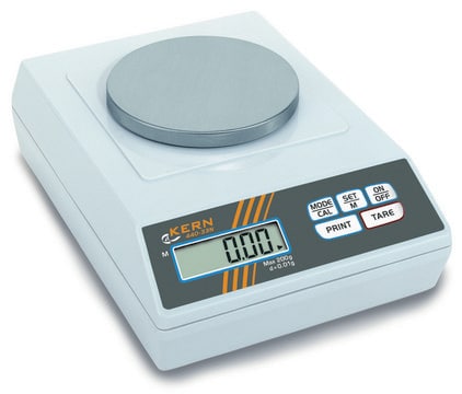Kern 440 series Toploader balances Kern 440-35A+963-127, weighing capacity 600&#160;g, DKD Calibration Certificate included