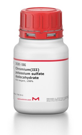 硫酸铬(III)钾十二水合物ACS reagent, ≥98% | Sigma-Aldrich