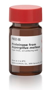 Proteinase from Aspergillus melleus Type XXIII, &#8805;3&#160;units/mg solid