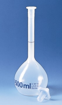 BRAND&#174; volumetric flask, PP volume 50&#160;mL, accuracy: 0.12&#160;mL