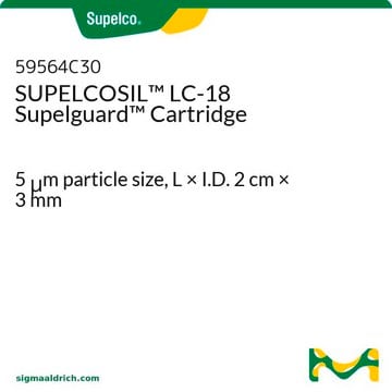 SUPELCOSIL&#8482; LC-18 Supelguard 柱芯 5&#160;&#956;m particle size, L × I.D. 2&#160;cm × 3&#160;mm