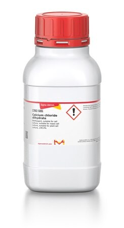 氯化钙 二水合物 BioReagent, suitable for cell culture, suitable for insect cell culture, suitable for plant cell culture, &#8805;99.0%