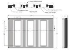 Grace Bio-Labs ProPlate&#174; microarray system tray set size 1&#160;well, with stainless steel spring clips