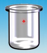 Ace flat-bottom reaction flasks capacity 4,000&#160;mL, w/ O-ring groove