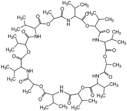 缬氨霉素，来源于极暗黄链霉菌 A cyclododecadepsi-peptide ionophore antibiotic.