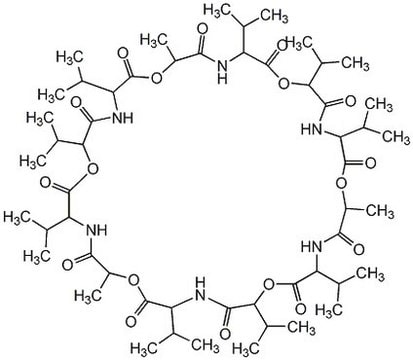 缬氨霉素，来源于极暗黄链霉菌 A cyclododecadepsi-peptide ionophore antibiotic.