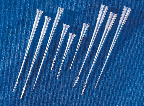 Corning&#174; gel-loading pipet tips 1 - 200 &#956;L, end of tip thickness 0.2 mm, tip flat