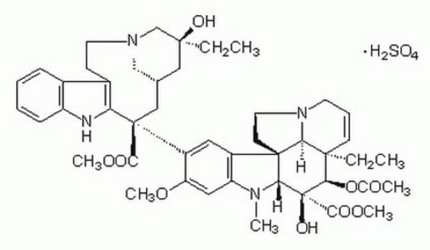 Vinblastine Sulfate Antitumor alkaloid drug.