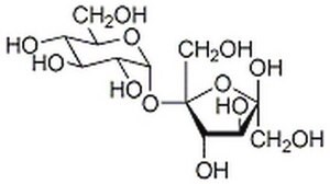 Sucrose Non-reducing disaccharide of glucose and fructose.