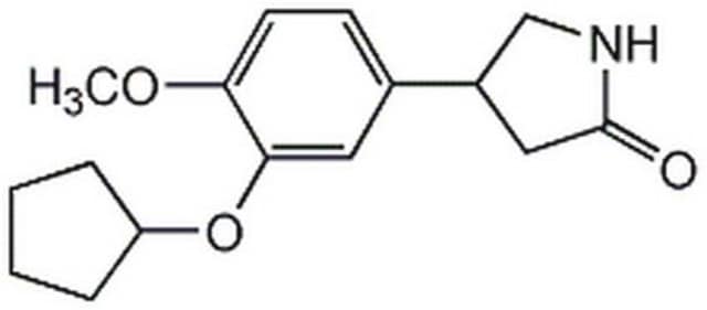Rolipram A cell-permeable, selective inhibitor of cAMP-specific phosphodiesterase (PDE IV; IC&#8325;&#8320; = 800 nM).
