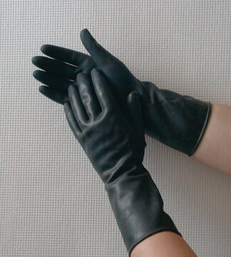 Marigold&#174; black heavyweight gloves size M
