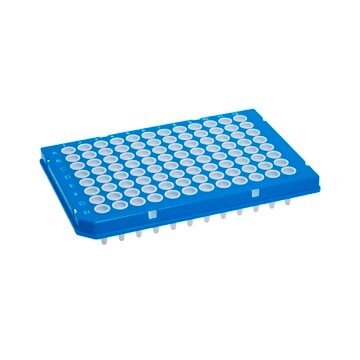 MTC&#8482; Bio SureFrame&#8482; Two-Component PCR Plate size 96&#160;well, well volume 0.25&#160;mL, skirt (semi), PC frame, white wells, pack of 50&#160;ea