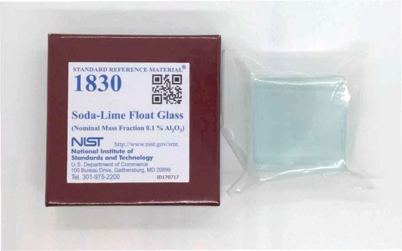 Soda lime float glass NIST&#174; SRM&#174; 1830