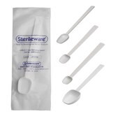 SP Bel-Art&#174; Sterileware&#8482; Long Handled Sampling Spoon white polystyrene, nominal capacity 4.93&#160;mL , 1tsp, L × W 17.8&#160;cm (7&#160;in.) × 1.1875&#160;in. (30&#160;mm), sterile, pack of 10&#160;ea (double wrapped)