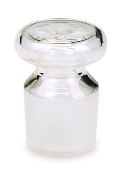 Ground Glass Flask Stoppers clear, joint: No. 13