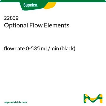 可选的流量器件 flow rate 0-535 mL/min (black)