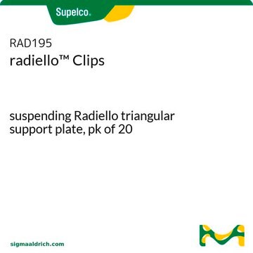 radiello&#8482; 夹 suspending Radiello triangular support plate, pk of 20