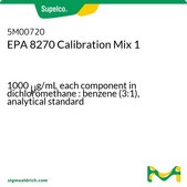 EPA 8270 Calibration Mix 1 1000 μg/mL each component in dichloromethane : benzene (3:1), analytical standard