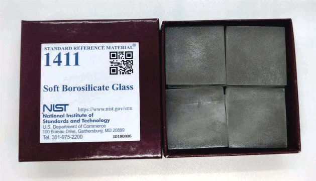 Soft borosilicate glass NIST&#174; SRM&#174; 1411