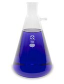 Filtering Flask with heavy-duty rim capacity 2000 mL, borosilicate glass