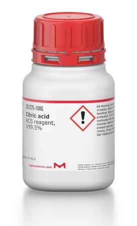 Citric acid ACS reagent, = 99.5 77-92-9