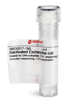 Inactivated Escherichia coli Suitable for DNA extraction, PCR, sequencing, next generation sequencing, &gt;10^8 bacteria/ml