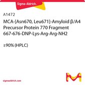 MCA-[Asn670, Leu671]-Amyloid β/A4 Precursor Protein 770 Fragment 667-676-DNP-Lys-Arg-Arg-NH2 ≥90% (HPLC)